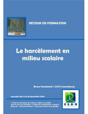 Le harcèlement en milieu...